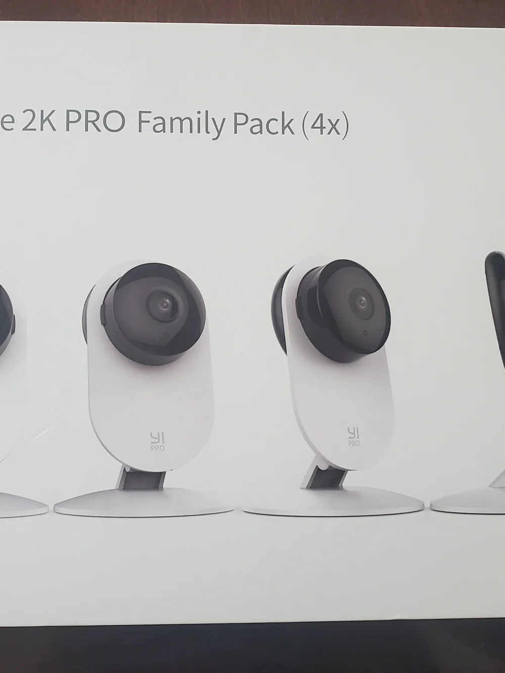 YI Home 2K PRO Security Cameras – 4 Camera Family Pack – Like New